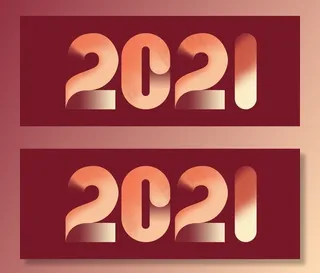 2021数字标题设计图片