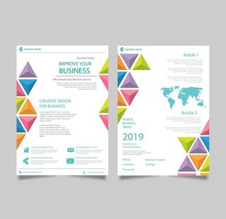 企业宣传单图片