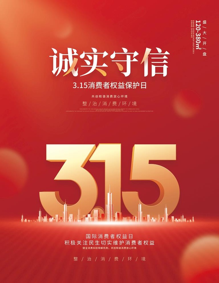 诚信315海报图片