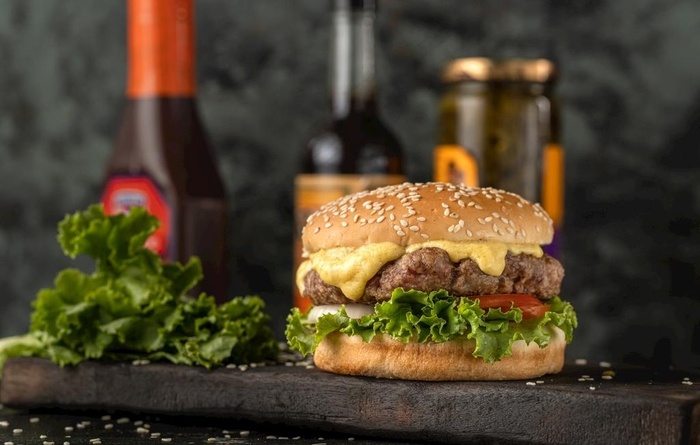 汉堡菜鸟图库片