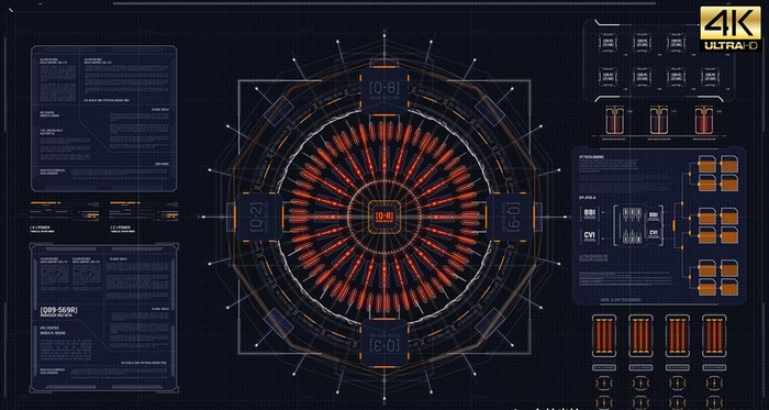 4KHUD界面 高清FUI界面