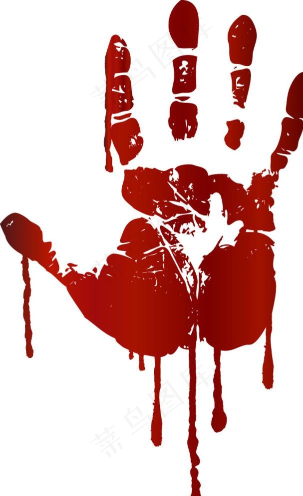 血手印图片