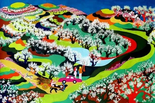 在那桃花盛开的地方图片