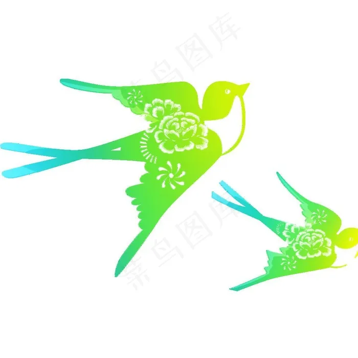 燕子图片psd模版下载