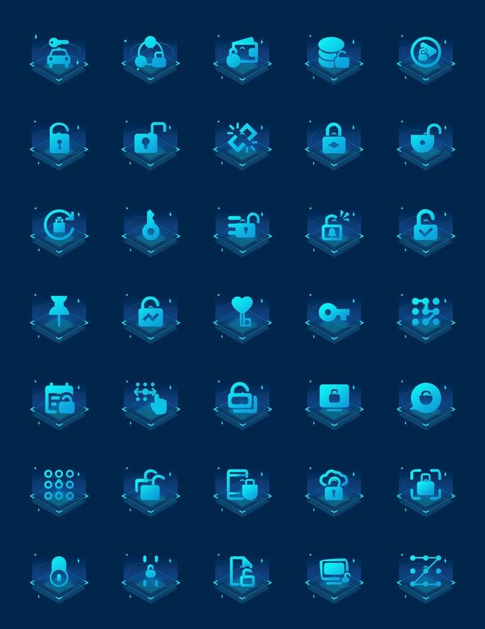 科技感图标图片(2048x2738)psd模版下载