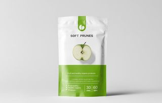 封口袋型食品袋智能样机贴图图片