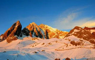 丽江的玉龙雪山图片