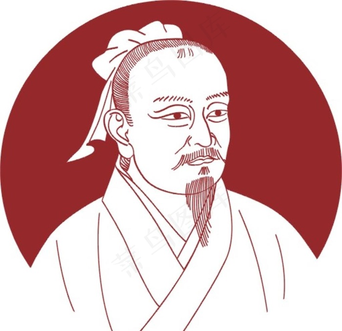 范蠡图片cdr矢量模版下载