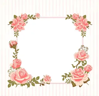 矢量玫瑰花图片