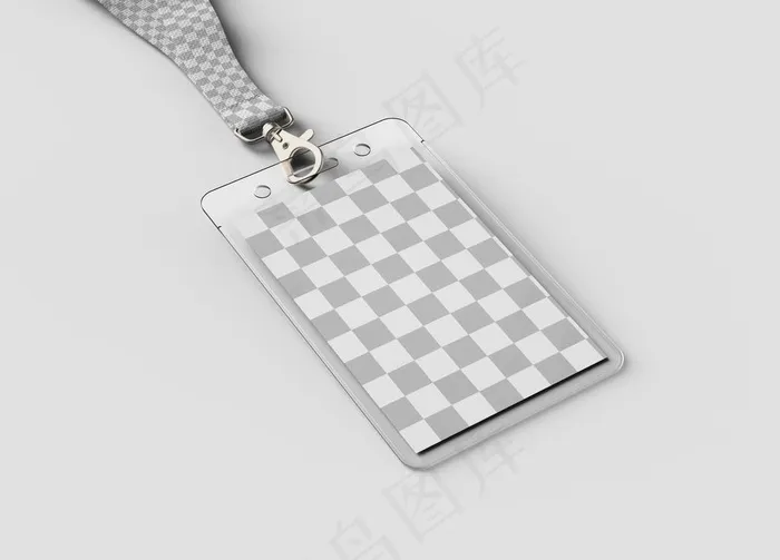 胸牌样机图片(4000x3000)psd模版下载