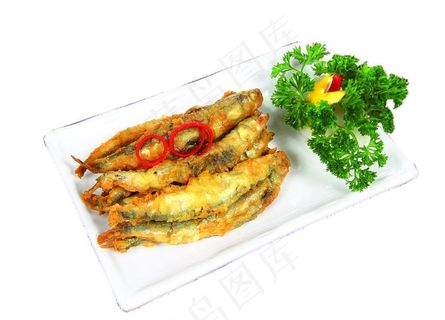 椒盐多春鱼图片