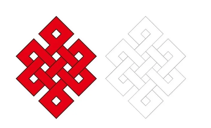 藏式吉祥结图片cdr矢量模版下载