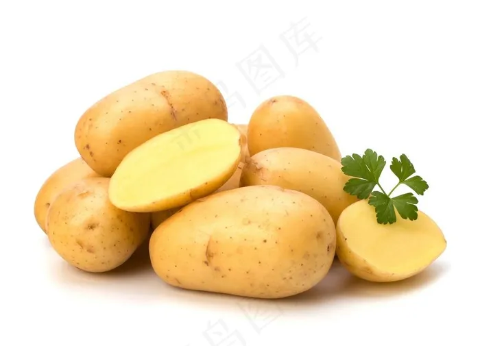 新鲜的土豆图片