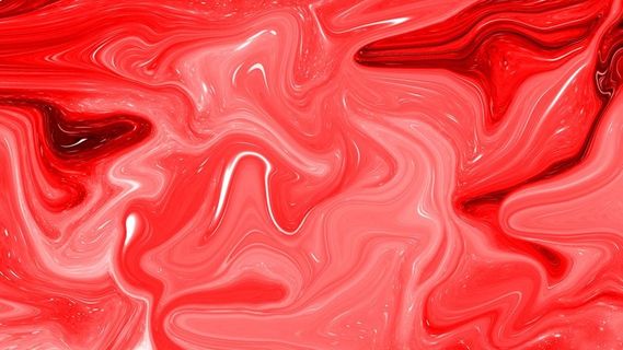 红色流体渐变金属箔图片