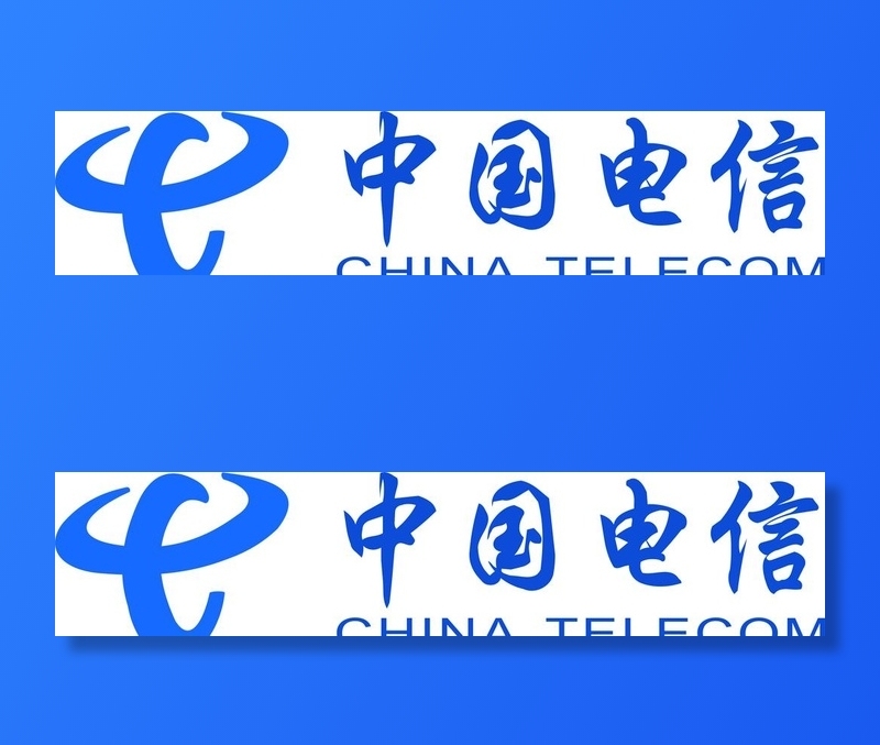 中国电信标志图片cdr矢量模版下载