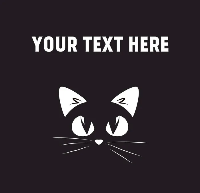 猫 卡通图片ai矢量模版下载