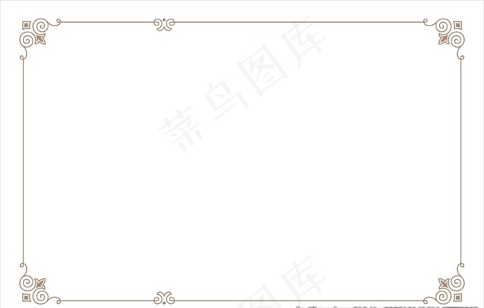 证书边框图片ai矢量模版下载
