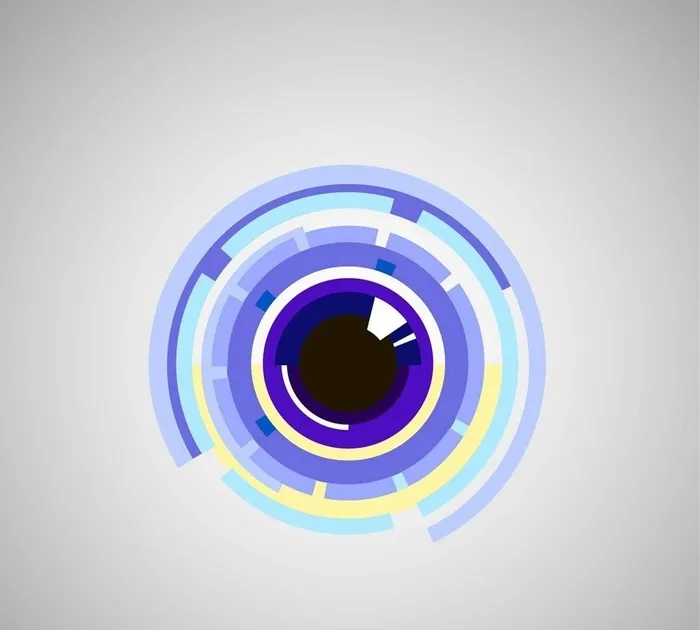技术眼睛图片ai矢量模版下载