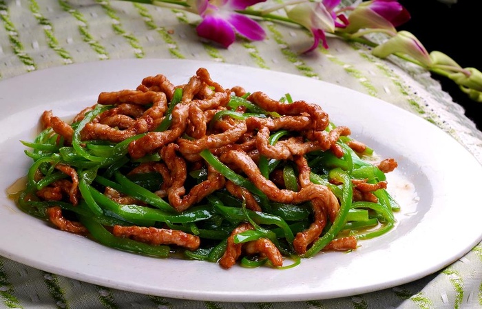 青椒肉丝图片