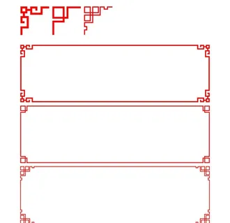 中式边框图片