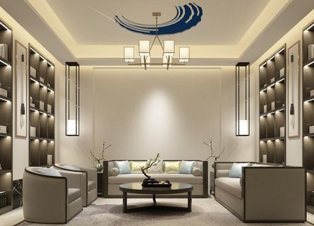 中式效果图 室内场景图 免抠图图片