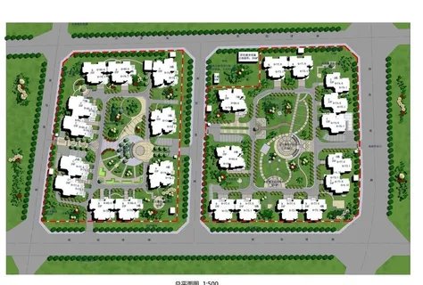 小区总平图片 小区总平图片