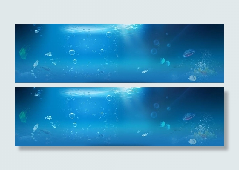 蓝色海洋背景图片