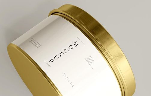 金属罐样机图片