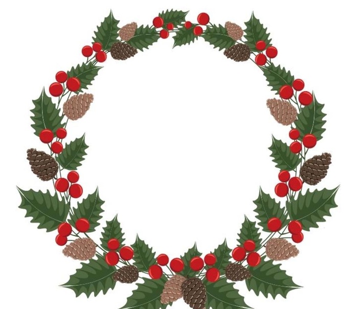 圣诞花环图片