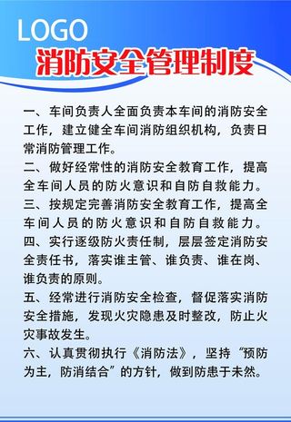 消防安全管理制度图片