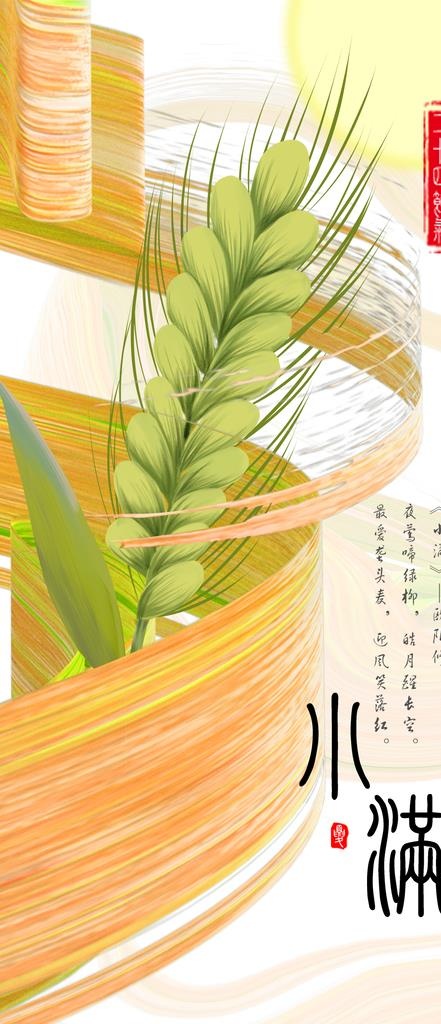 小满节日节气海报图片