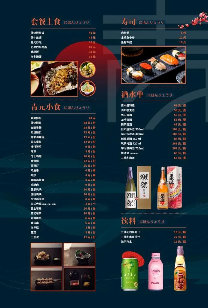 日本料理图片(2126X3007(DPI:257))psd模版下载