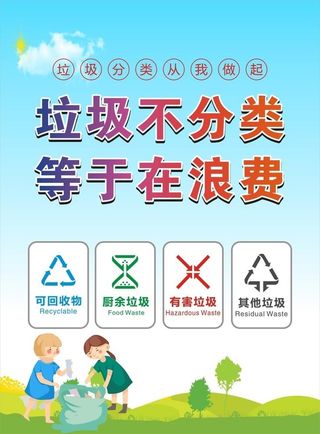 垃圾分类海报图片