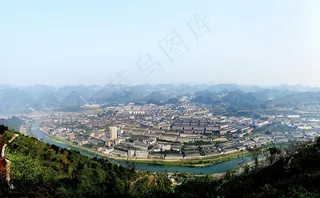 茅台镇全景图图片