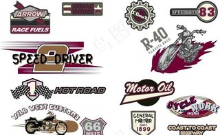 都市风格运动服装印花图片