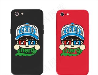 卡通手机壳设计图片