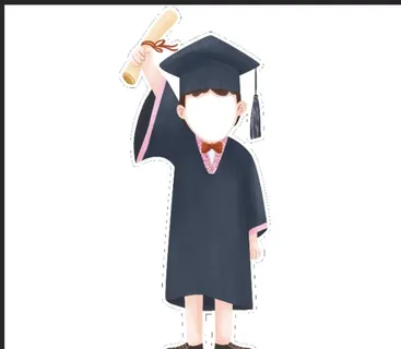 学士服人形立牌图片