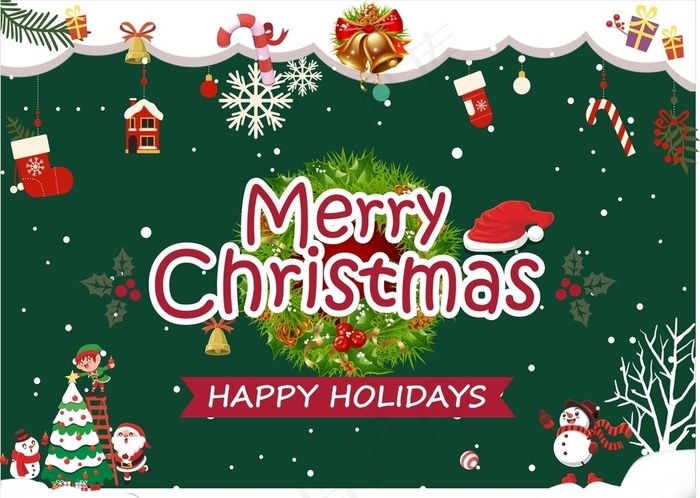 快乐的圣诞图片