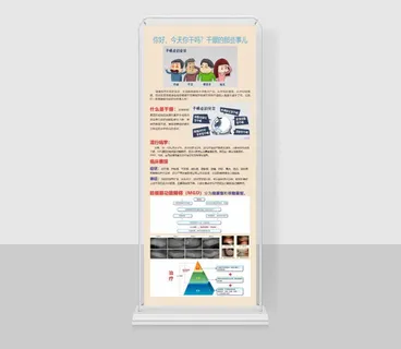 干眼易拉宝图片