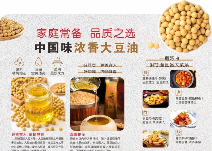 大豆油立牌图片