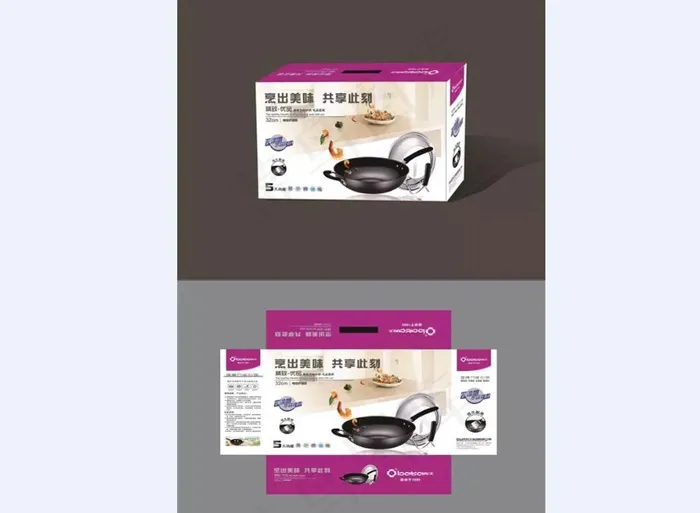 锅具纸箱 纸箱设计图片cdr矢量模版下载