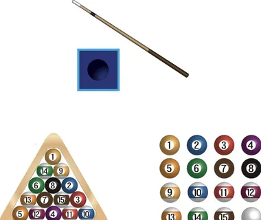 矢量桌球素材图片 矢量桌球素材图片