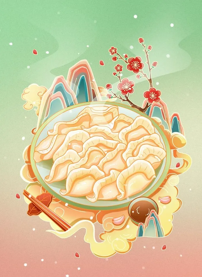饺子图片(3000x4236)psd模版下载