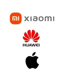 小米华为苹果logo矢量图片
