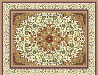 欧式波斯风格地毯图案图片