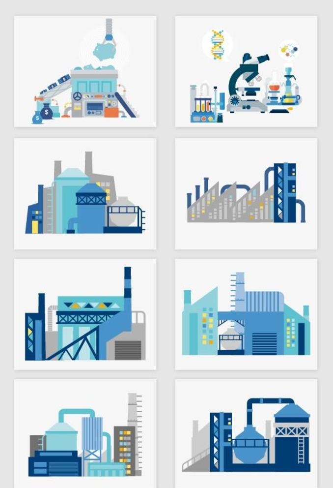 矢量工程图片ai矢量模版下载