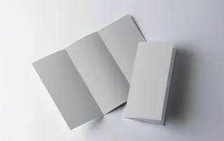 三折页样机图片