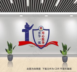 交警 警察 * 警营 文化墙图片