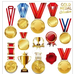 质感奖牌奖杯图片