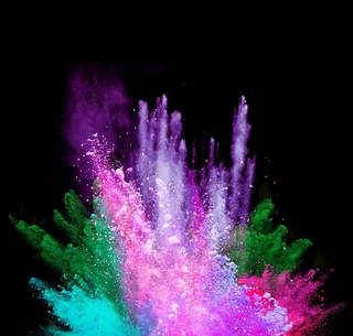 彩色粉末图片
